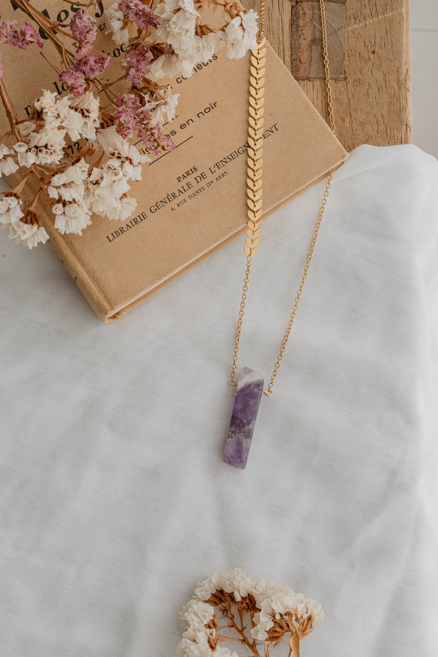 COLLIER FOUGÈRE - Améthyste