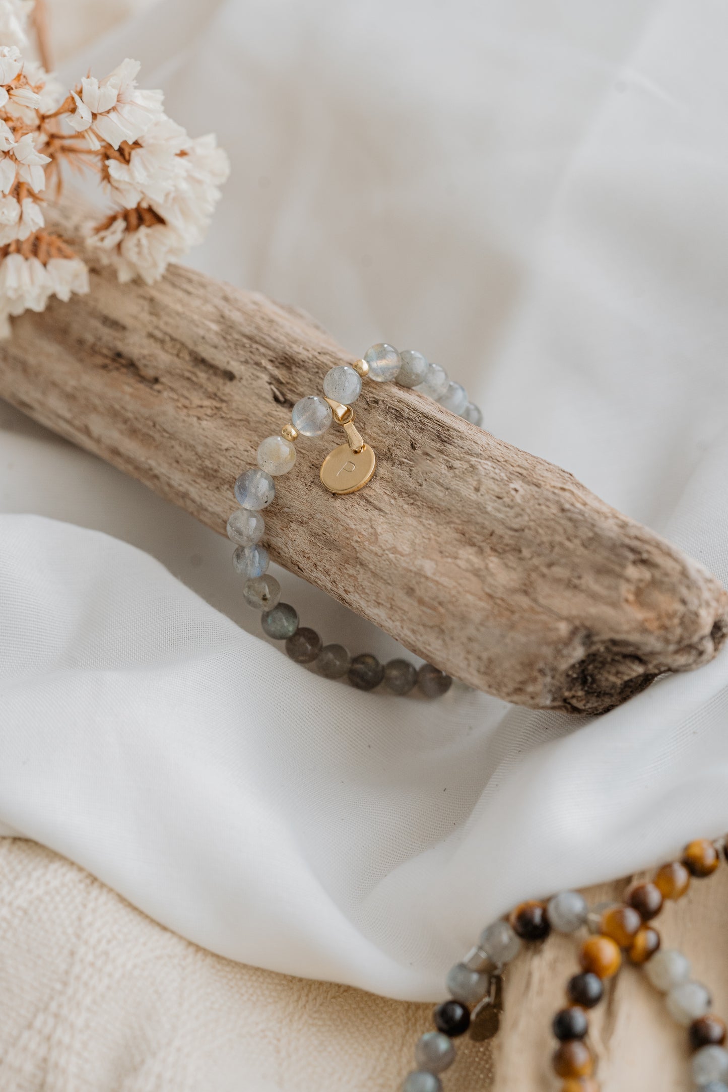 BRACELET LABRADORITE - PERSONNALISABLE