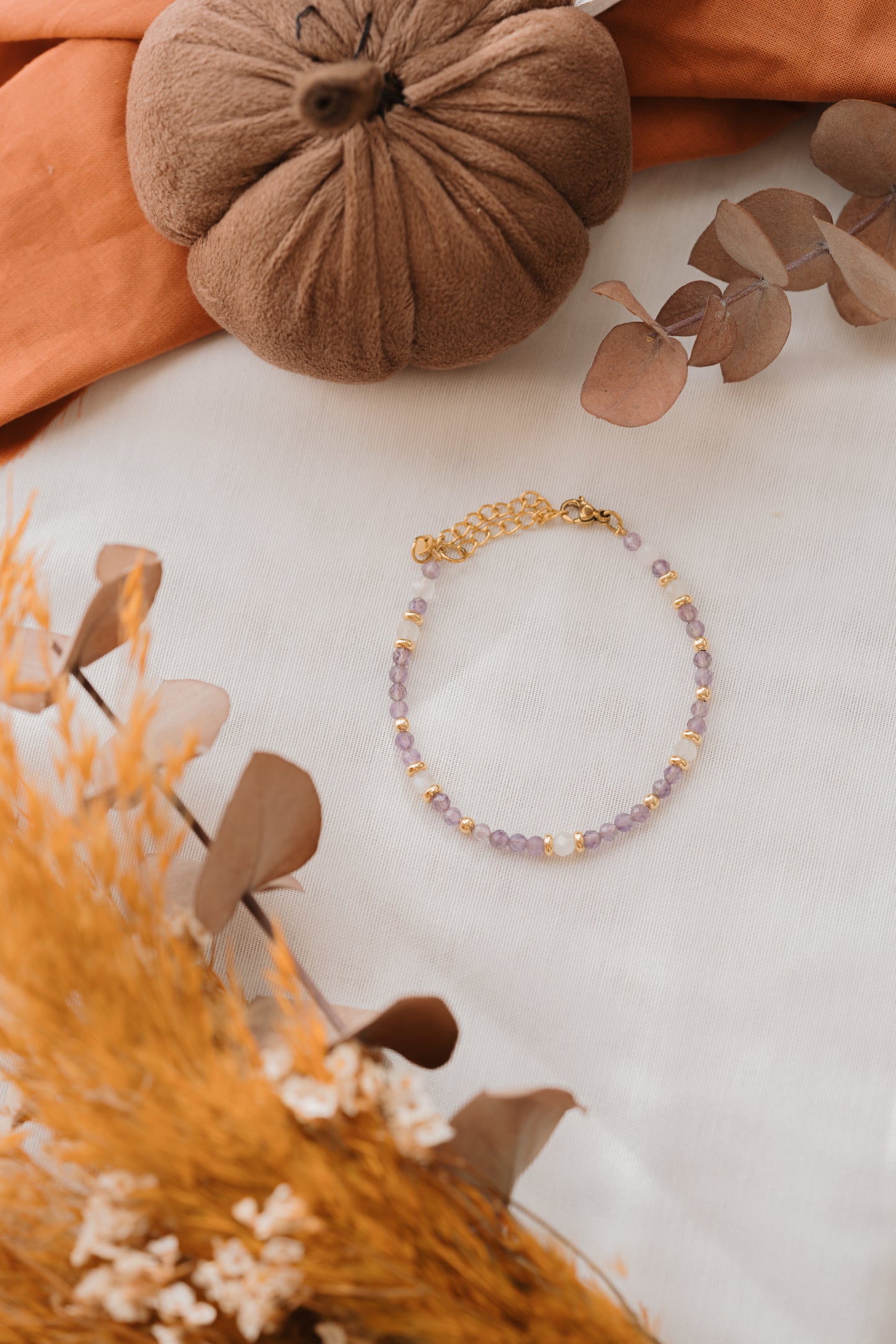 BRACELET SÉRÉNITÉ - Pierre de lune & Améthyste